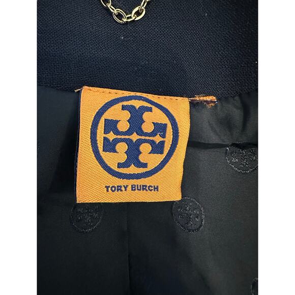 Tory Burch Kingston Tweed Military Jacket Blazer Size 4 - Picture 8 of 16